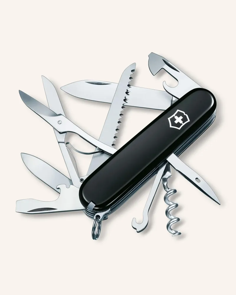 Victorinox Taschenmesser Huntsman schwarz Schwarz