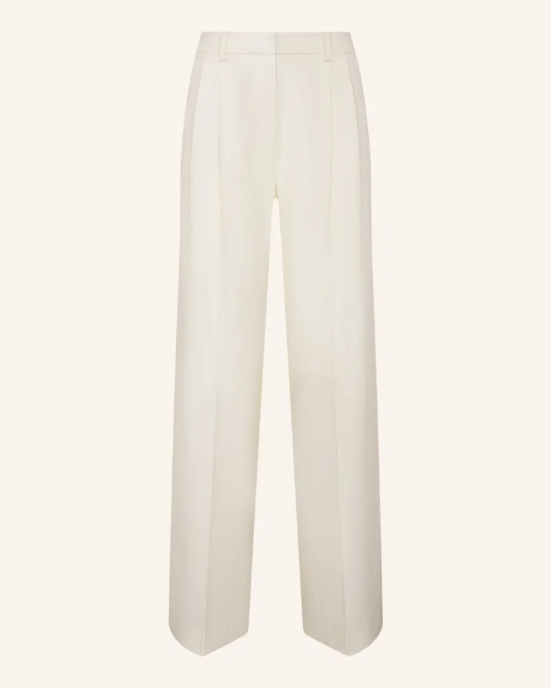 Seidensticker Stoffhose weiss Ecru