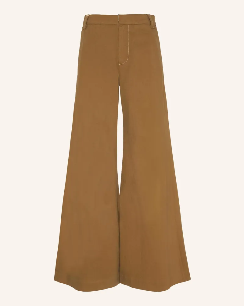 7 for all mankind Pants WILLOW Wide Leg fit Beige