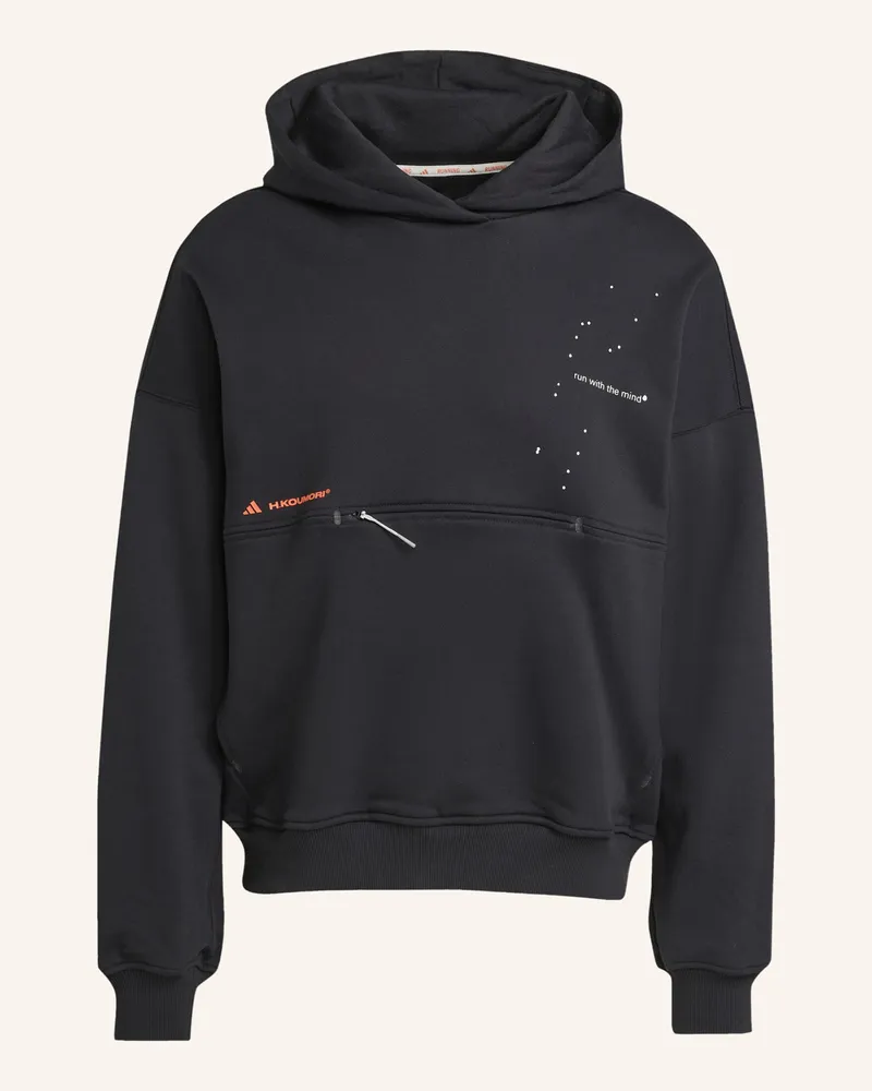 adidas adi365 H.Koumori Running Hoodie (Genderneutral) schwarz Schwarz