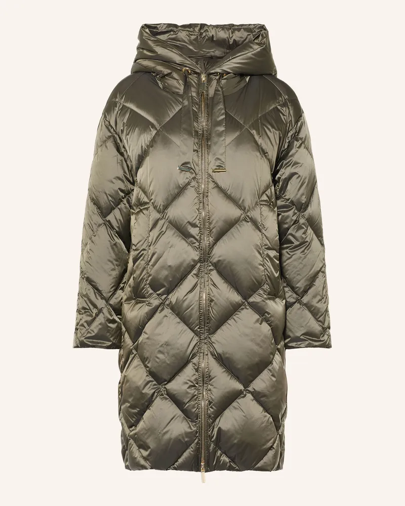 Max Mara Daunenmantel Trefe gruen Oliv