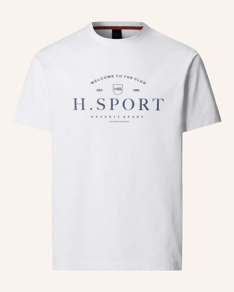 Hackett T-Shirt Hs Script Tee weiss Weiss