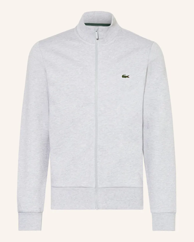 Lacoste Sweatjacke grau Hellgrau