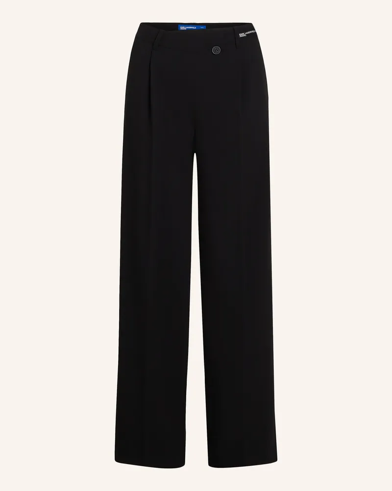 Karl Lagerfeld Hose Schwarz