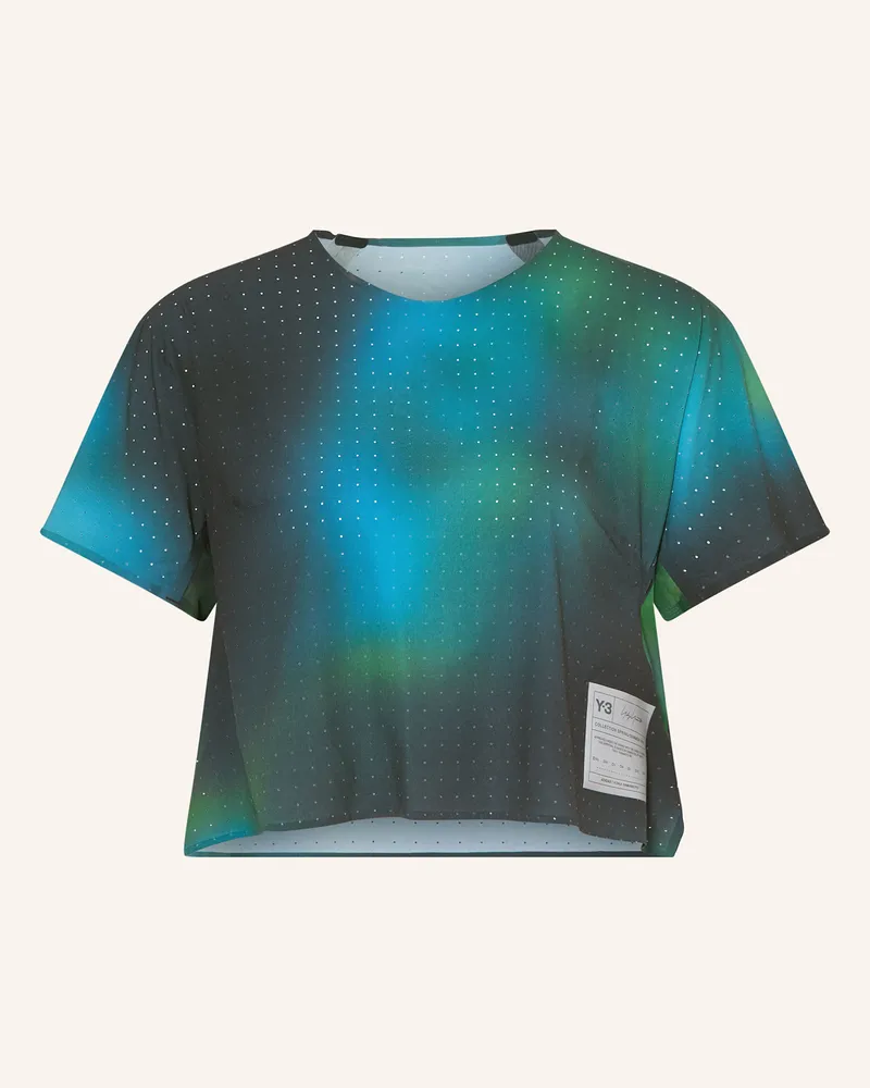 Y-3 Laufshirt Blau
