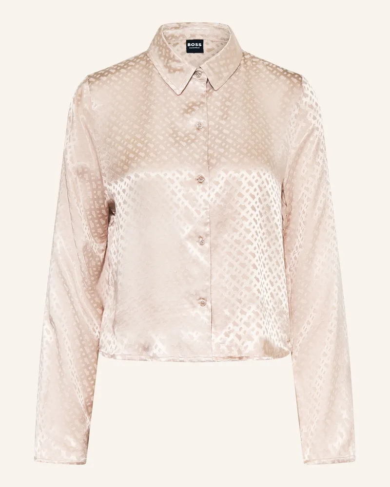 HUGO BOSS Schlafshirt MONOGRAM Beige