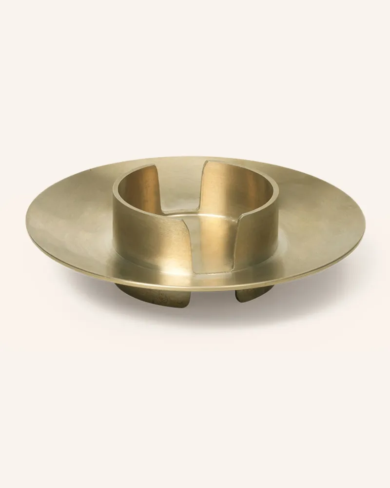 ferm LIVING Kerzenhalter BRASS Gold