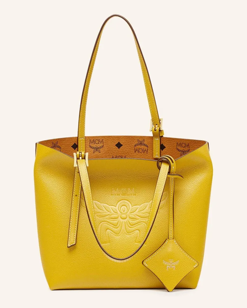 MCM Shopper gold Gold