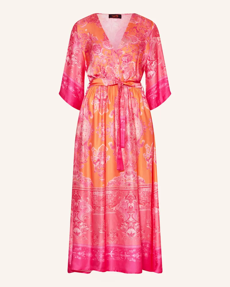 Miss Goodlife Kleid Summer Dream Mit 3/4-Arm orange Pink