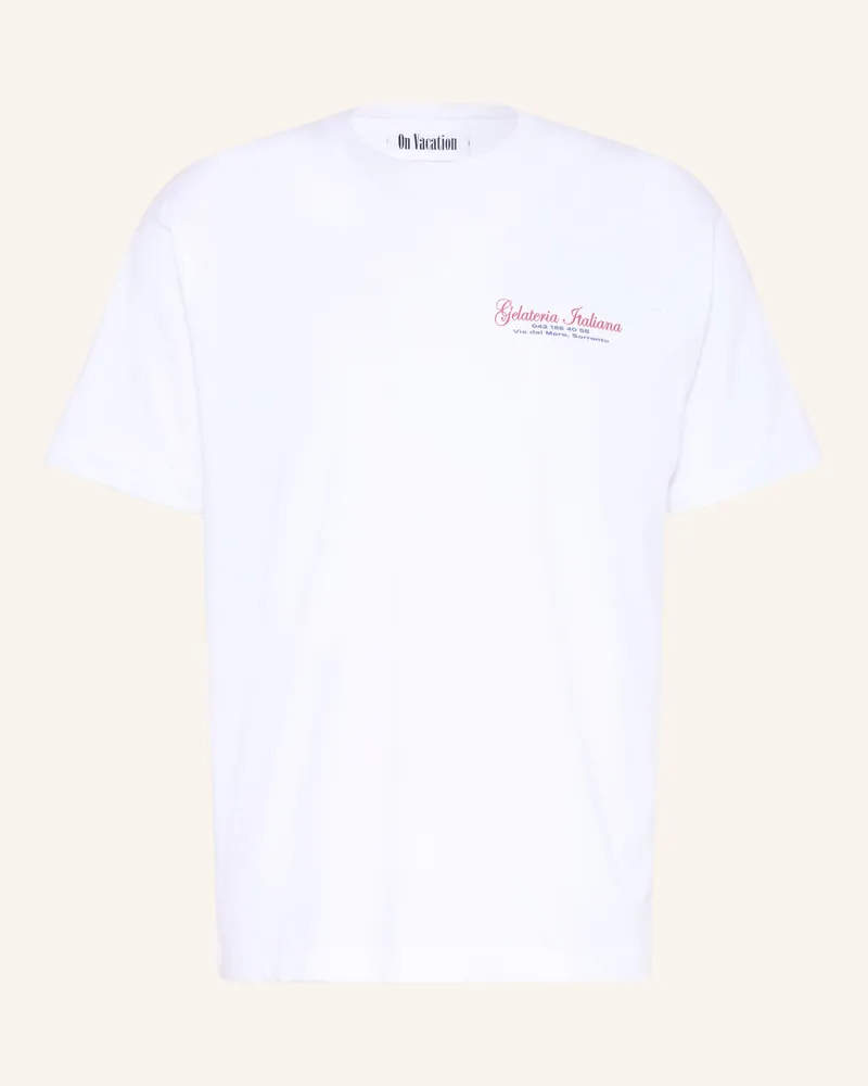 On Vacation T-Shirt weiss Weiss