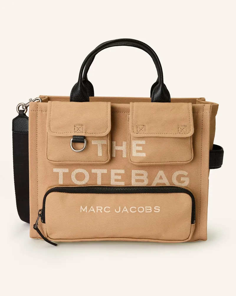 Marc Jacobs Umhängetasche THE CARGO CANVAS MEDIUM TOTE BAG Camel