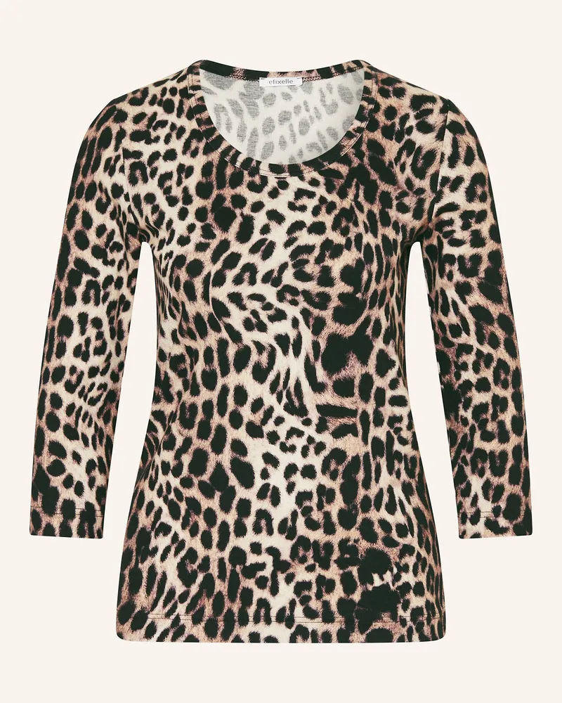 Efixelle Shirt mit 3/4-Arm Camel