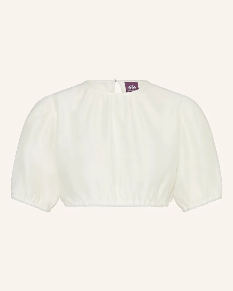 Spieth & Wensky Dirndlbluse Felda weiss Weiss
