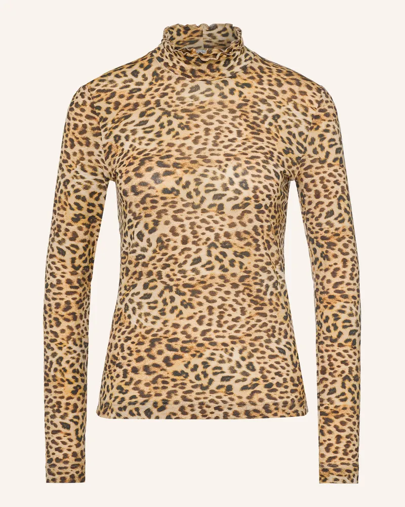 ZAíDA Longsleeve braun Beige
