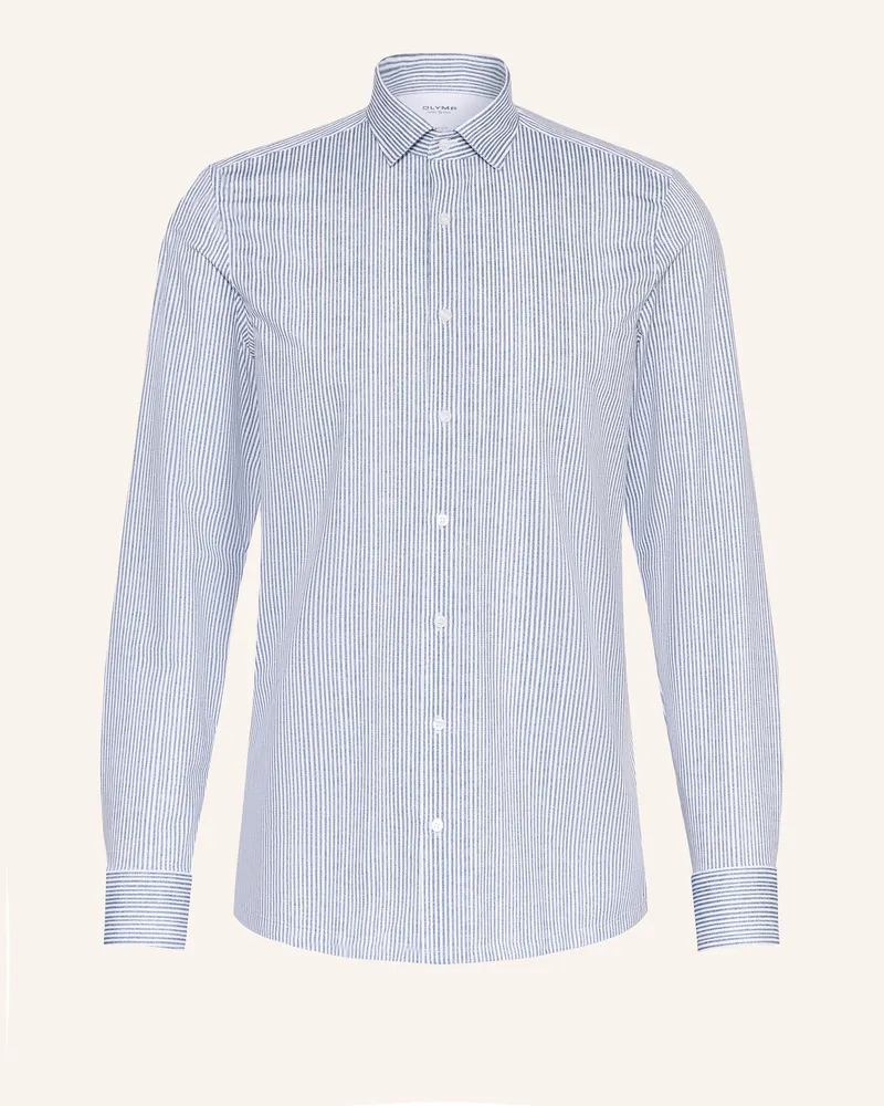 Olymp Jerseyhemd Level Five 24/Seven body fit Dunkelblau