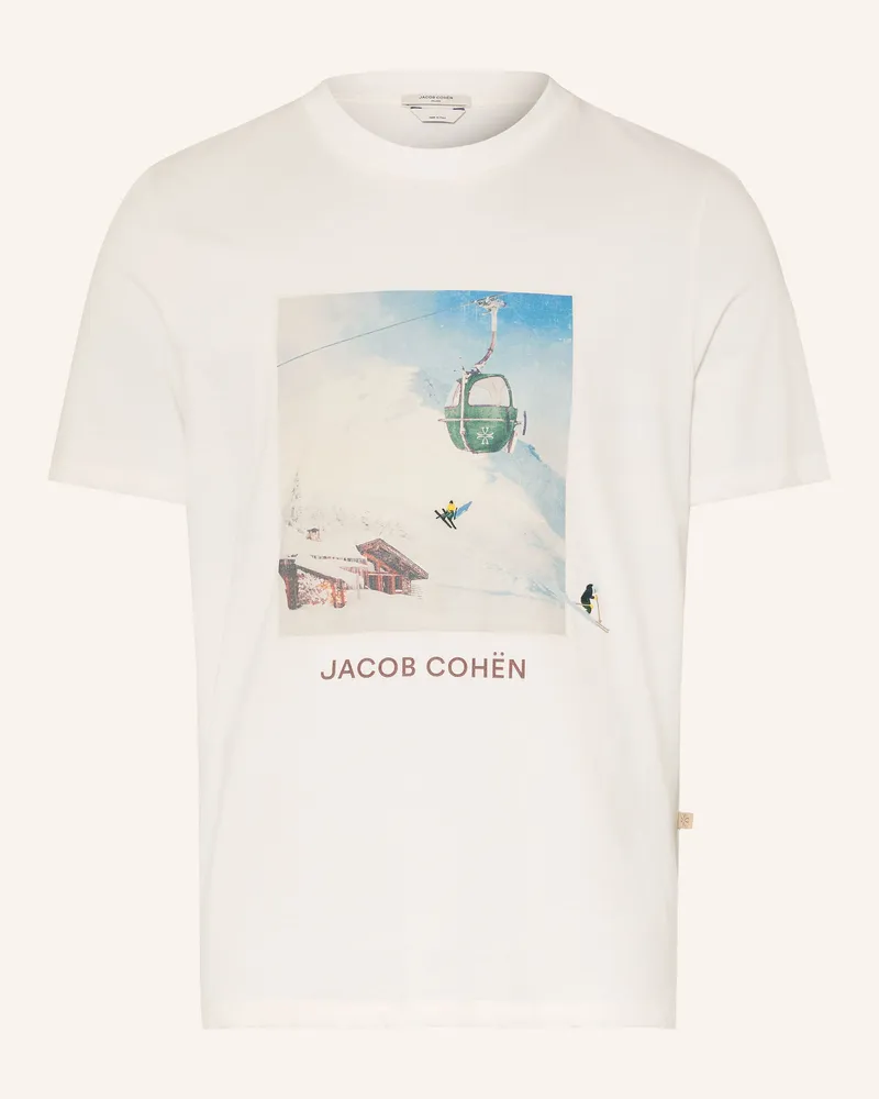 Jacob Cohën T-Shirt weiss Creme