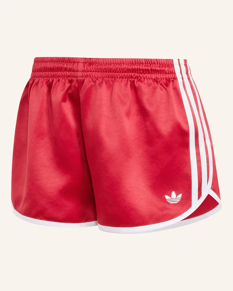 adidas Shorts 3s Sprinter Aus Satin rot Rot