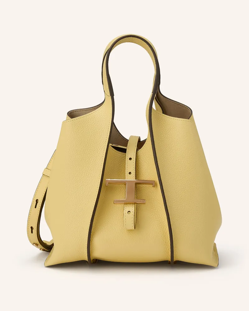 TOD'S Shopper T Timeless Small Mit Pouch gelb Gelb