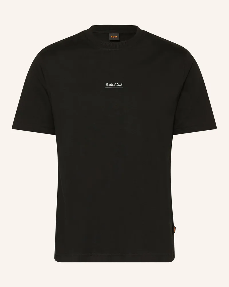 HUGO BOSS T-Shirt Bossclub schwarz Schwarz