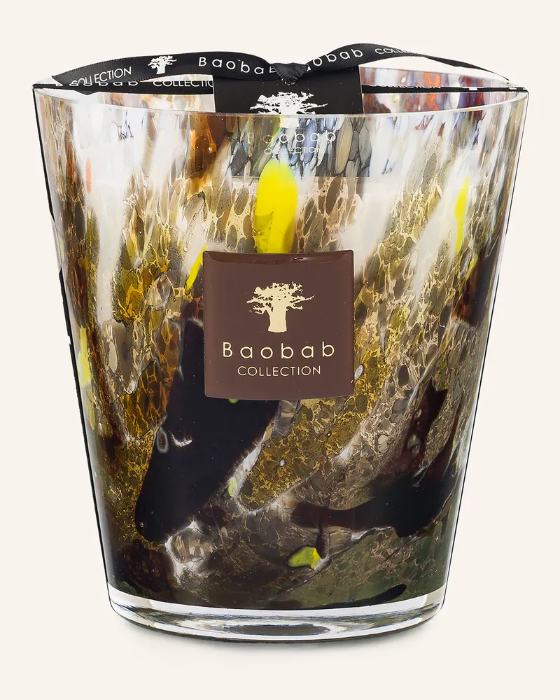 Baobab Collection Duftkerze Halona Yellow World schwarz Braun