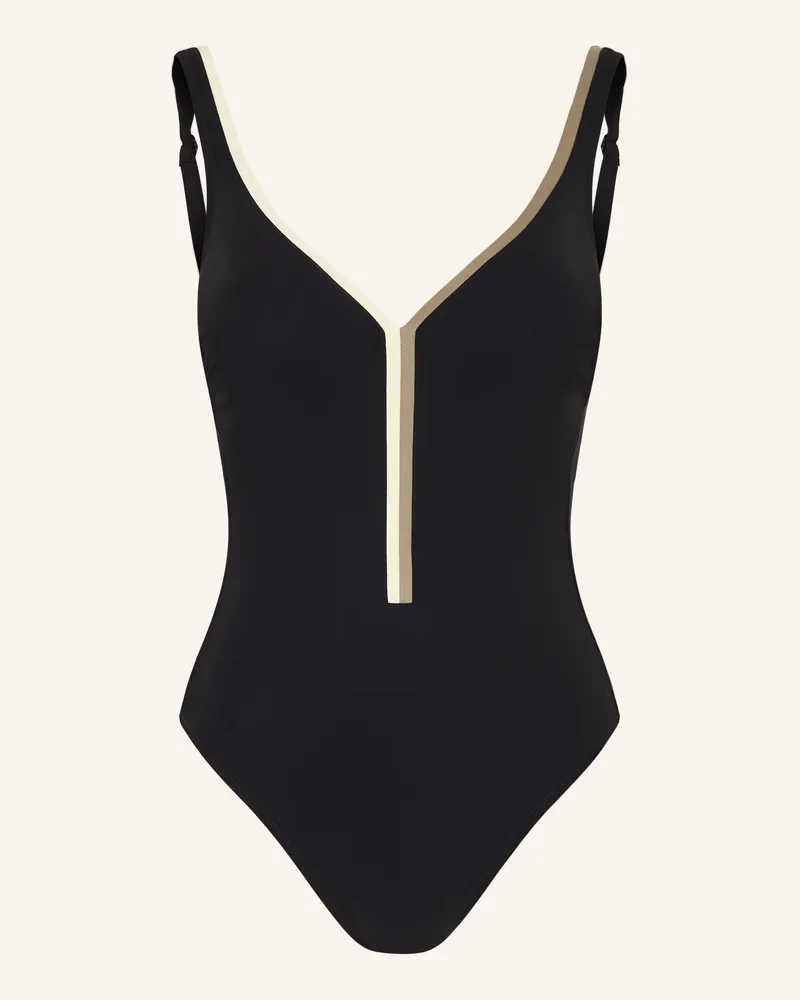 Maryan Mehlhorn Badeanzug Modulé schwarz Schwarz