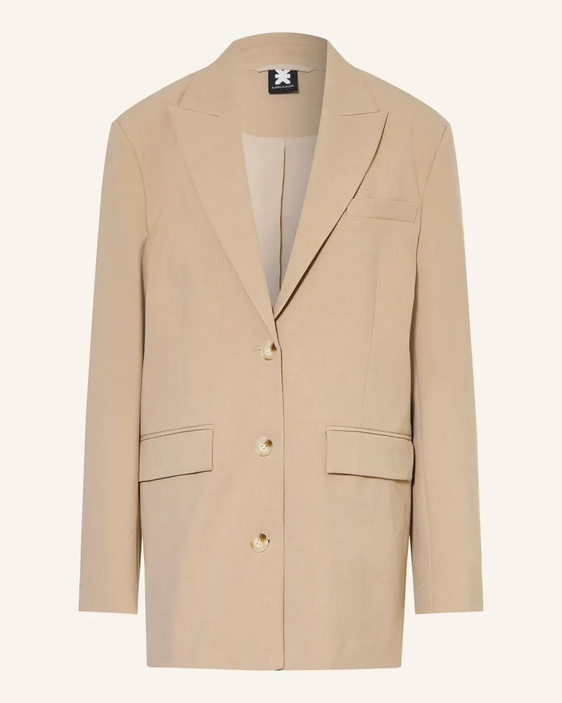 Karo Kauer Longblazer beige Beige