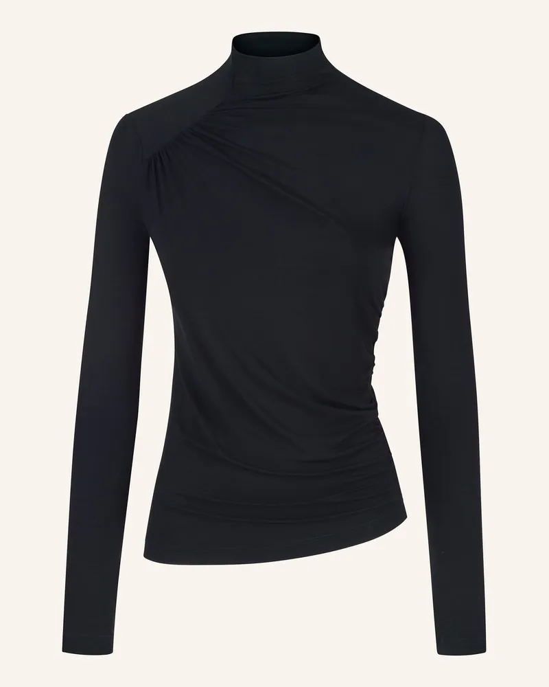 Helene Galwas Figurbetontes Longsleeve Letitia schwarz Schwarz