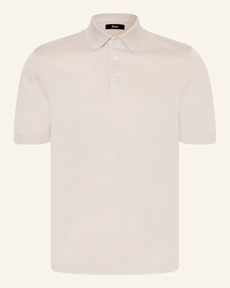 Herno Jersey-Poloshirt beige Taupe