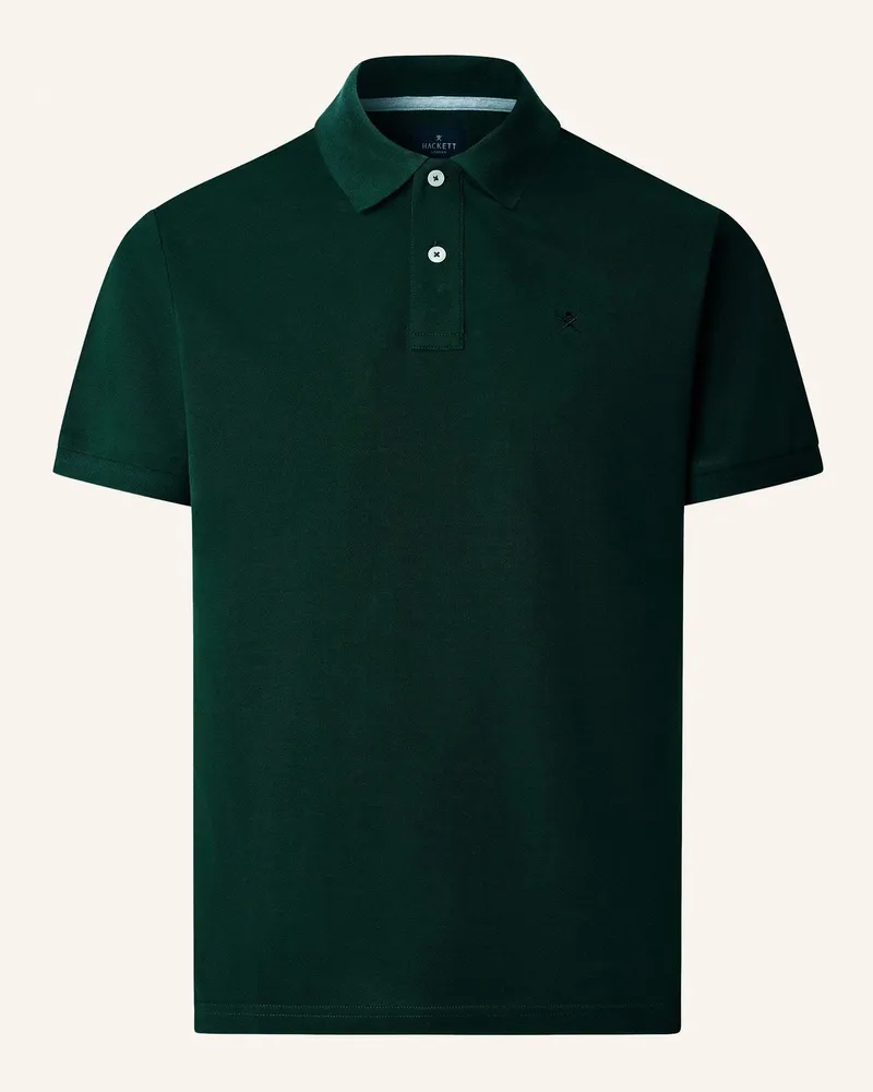 Hackett Poloshirt SLIM FIT LOGO Dunkelgrün