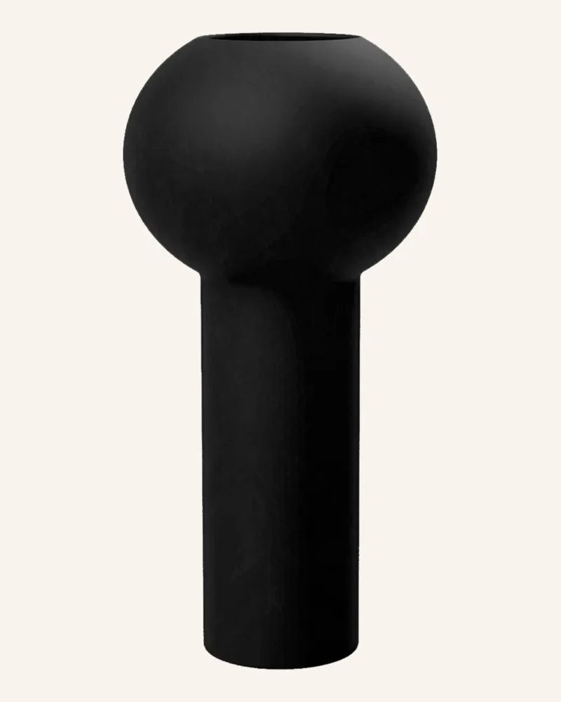COOEE Design Vase Pillar schwarz Schwarz