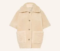 Teddyfell-Jacke zum Wenden