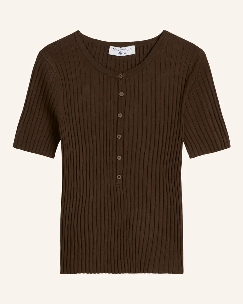 Marc O'Polo Feinstrickpullover braun Dunkelbraun