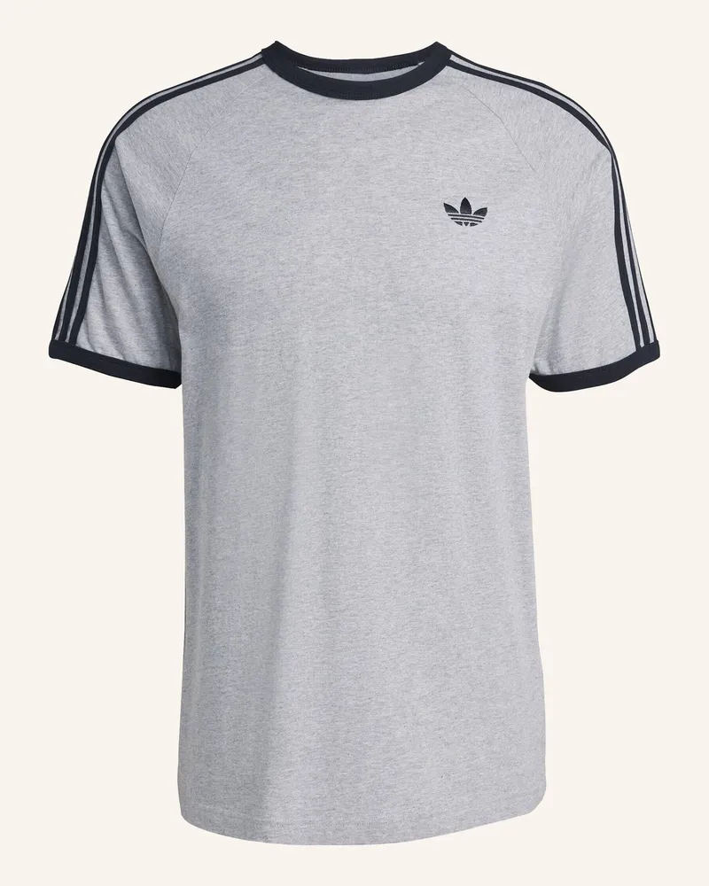 adidas T-Shirt 3-STREIFEN Grau