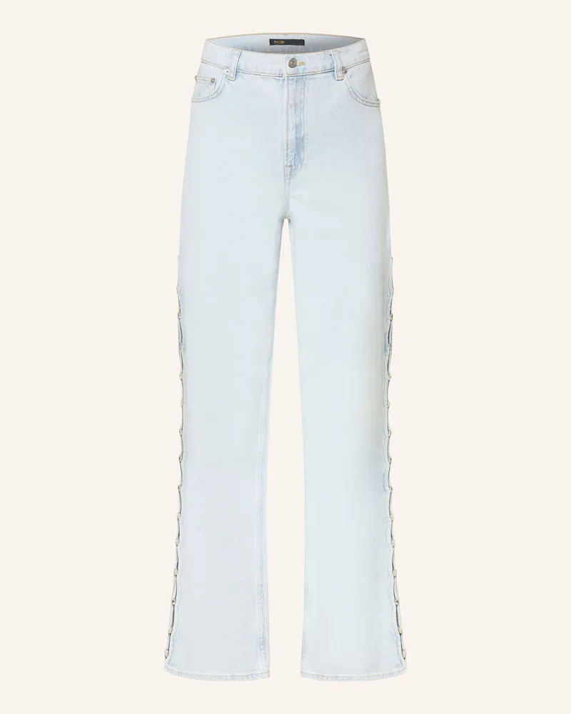Maje Jeans mit Cut-outs und Schmucksteinen 0524