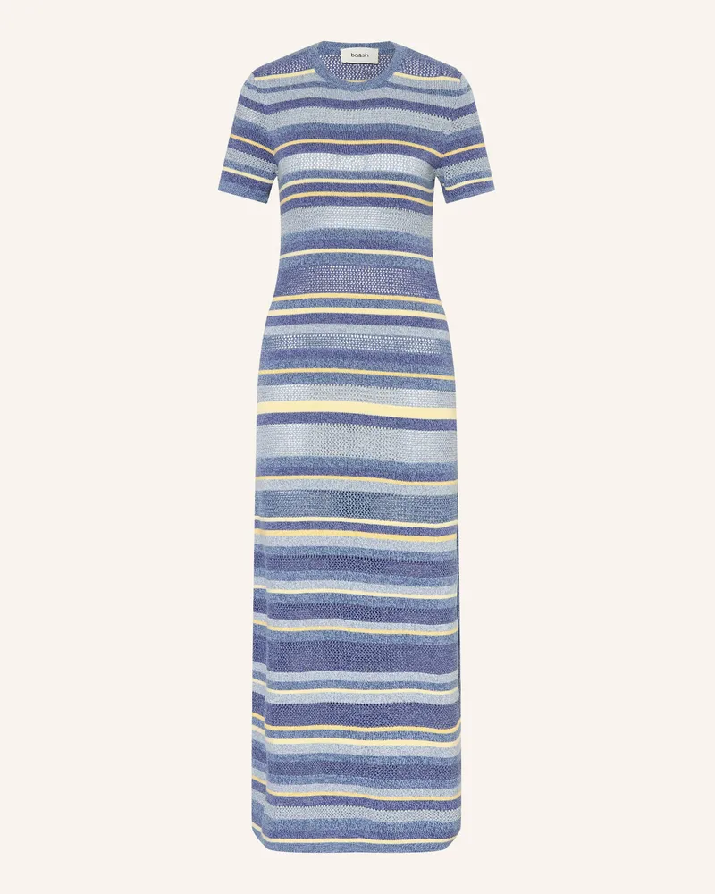 ba&sh Strickkleid Tonnie blau Blau