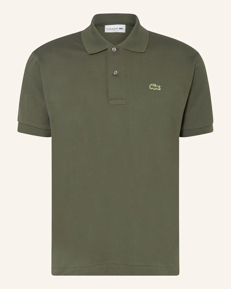 Lacoste Piqué-Poloshirt Classic Fit Dunkelgrün