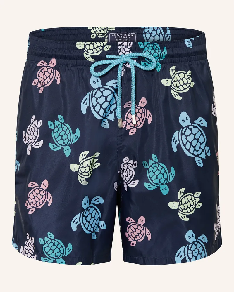 Vilebrequin Badeshorts Mahina blau Dunkelblau