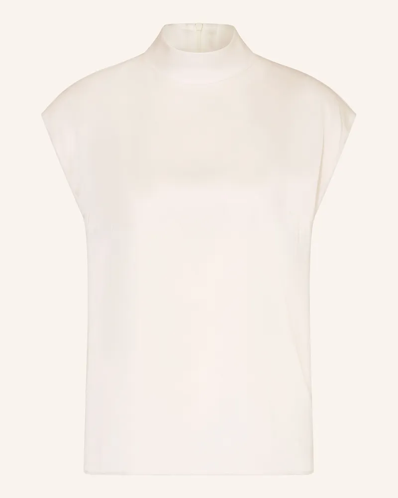 HUGO BOSS Blusentop BIDRIZ aus Seide Weiss