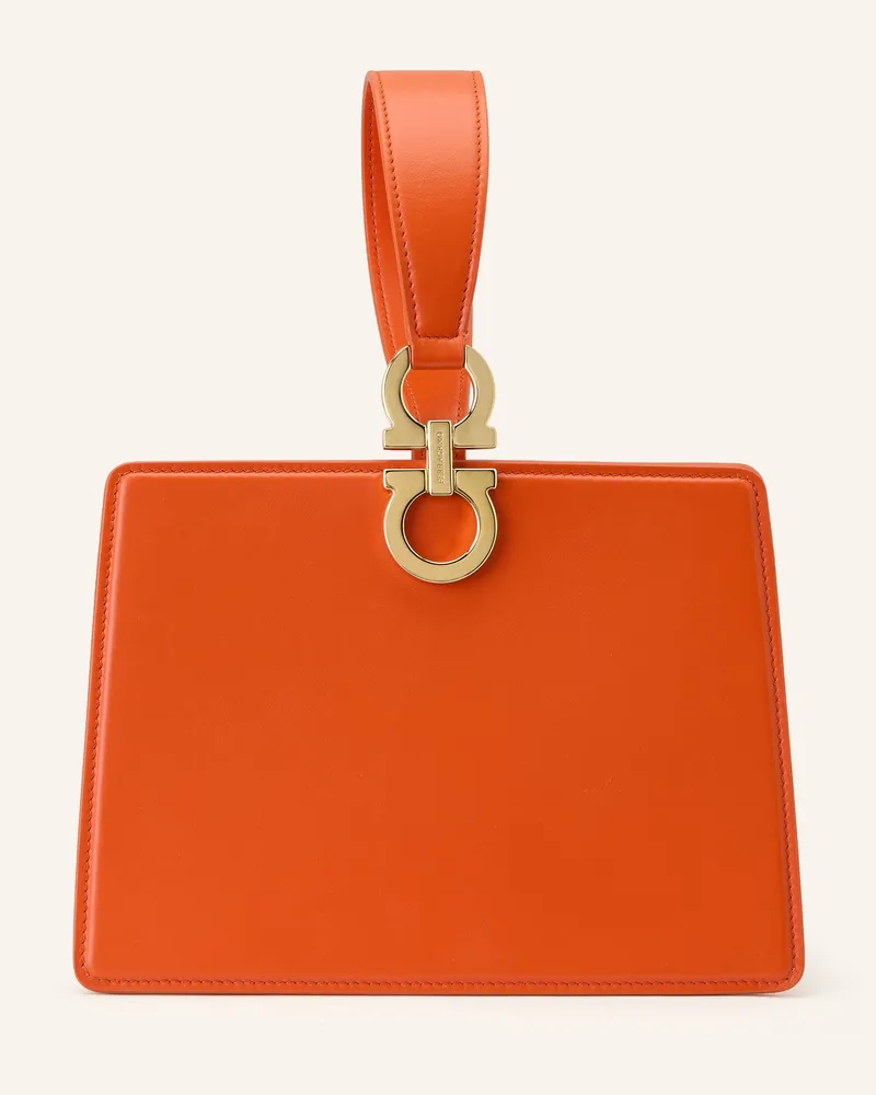 Ferragamo Handtasche rot Orange