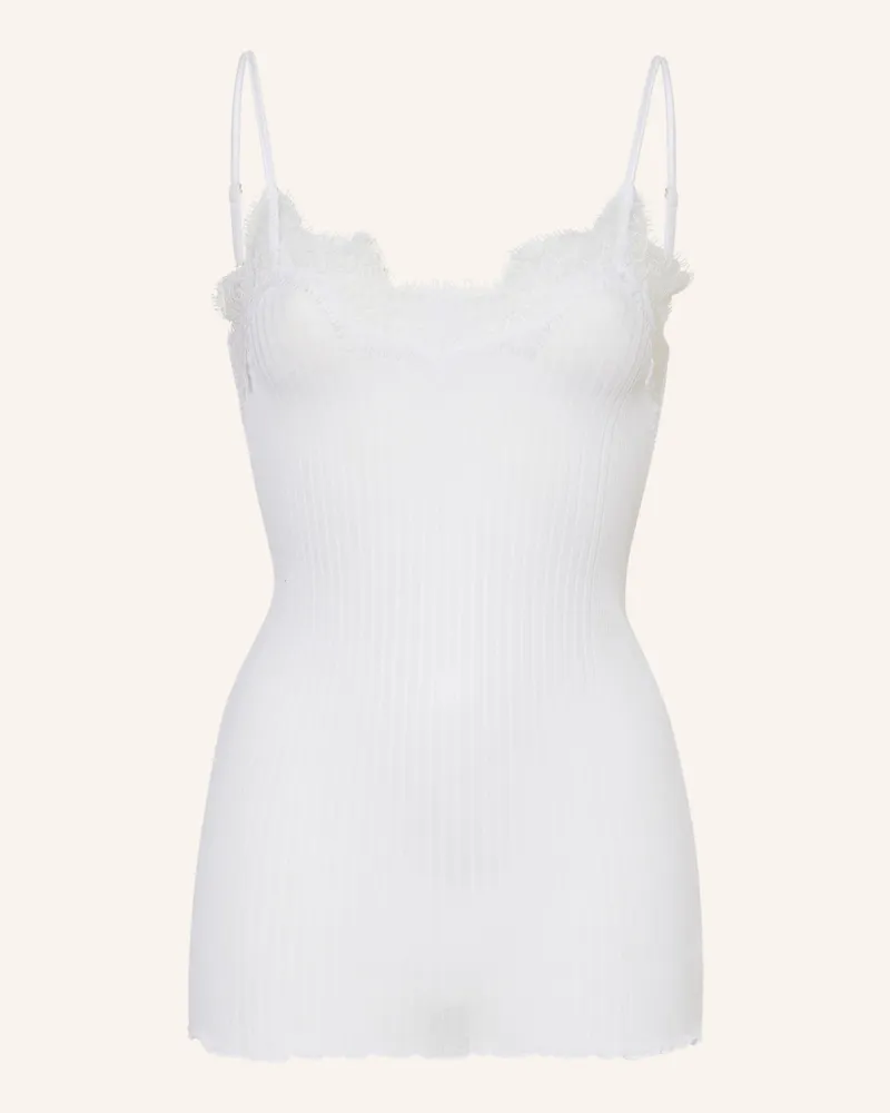 Zimmerli Top Richelieu weiss Weiss