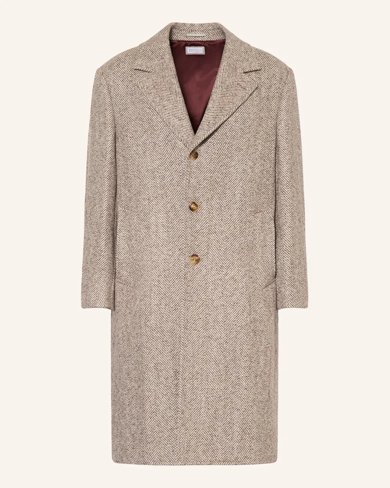 Brunello Cucinelli Mantel mit Alpaka Beige