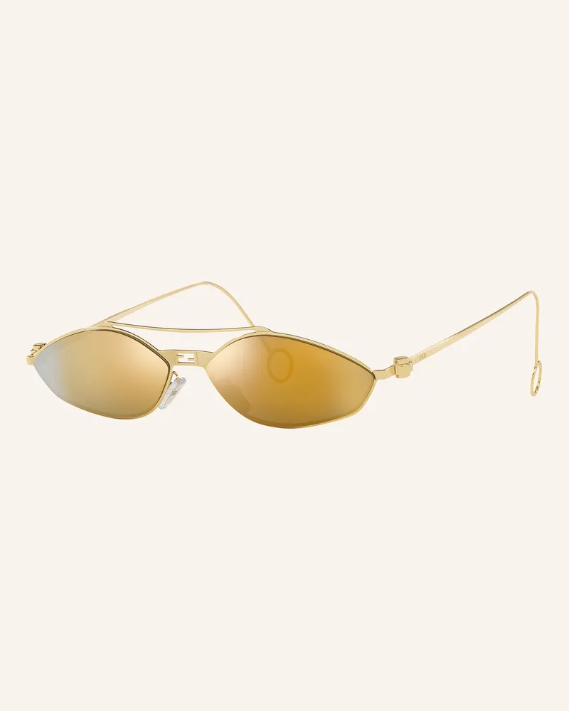 Fendi Sonnenbrille fn000734 Baguette gold 2300d1