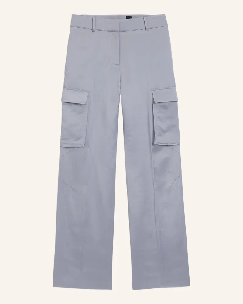HUGO BOSS Business Hose TIANAMIA Regular Fit Hellgrau