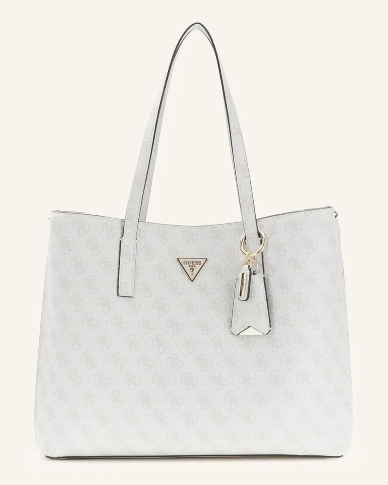 Guess Shopper Meridian Mit Nieten beige Weiss