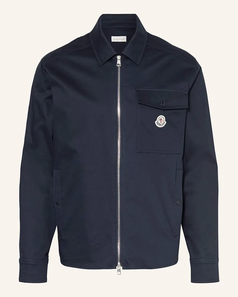 Moncler Overjacket CAMICIA Blau