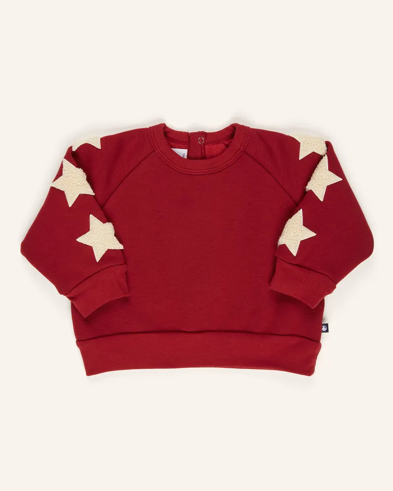 Petit Bateau Sweatshirt Dunkelrot