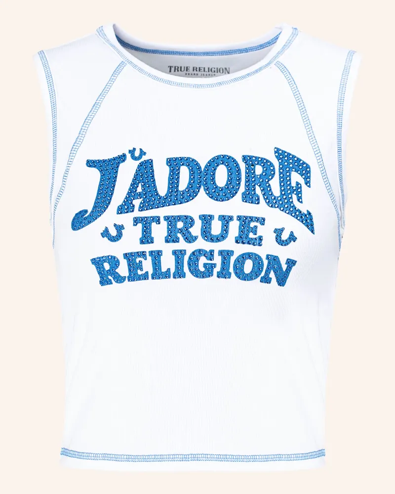 True Religion Tank Top Jadore weiss Weiss