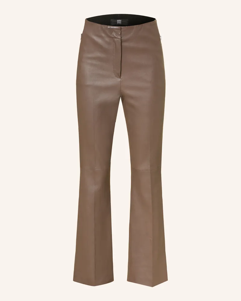 Riani Lederhose braun Taupe