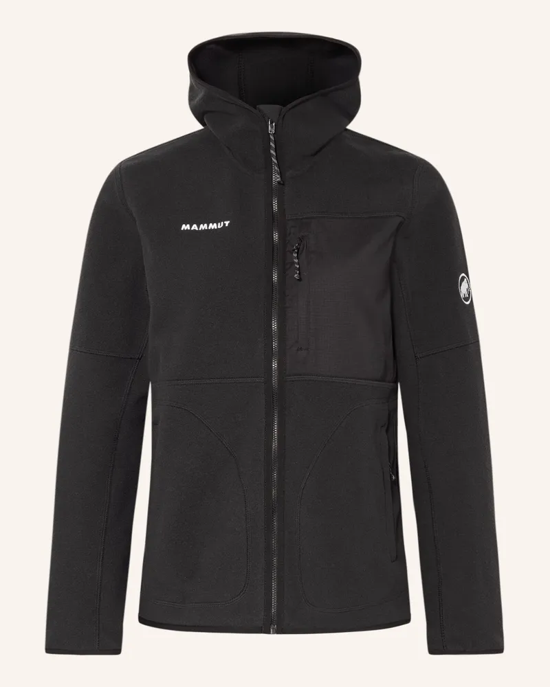 Mammut Fleecejacke Tamaro Ml Hooded schwarz Schwarz