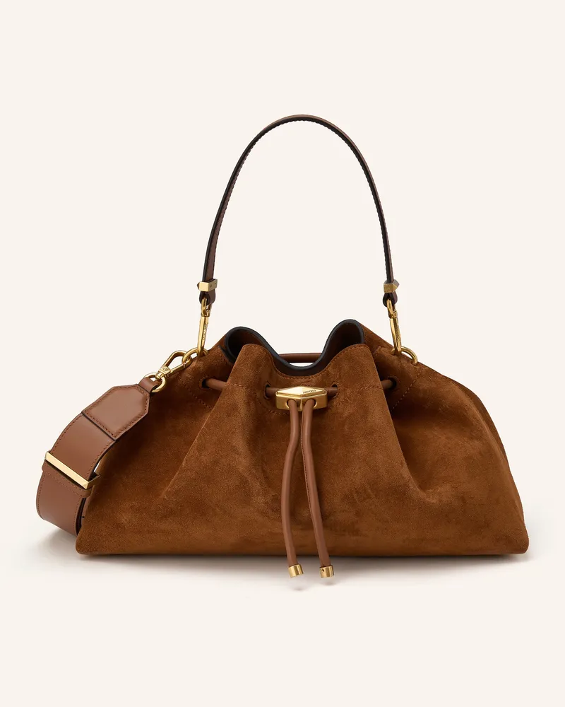 Jimmy Choo Beuteltasche BON BON Cognac